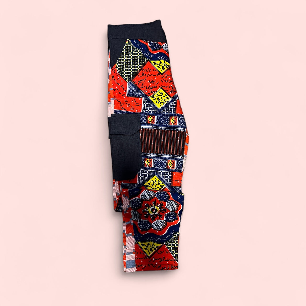 Orange Mix Brown African Pant