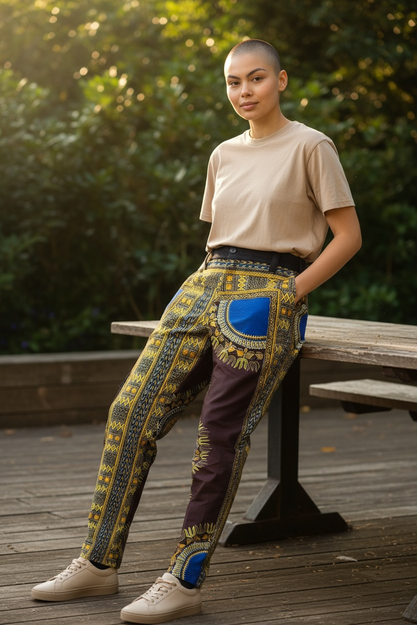 Kente Style African Pant