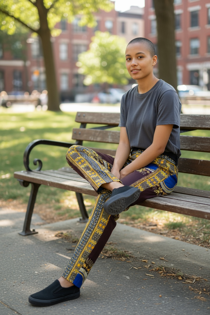Kente Style African Pant