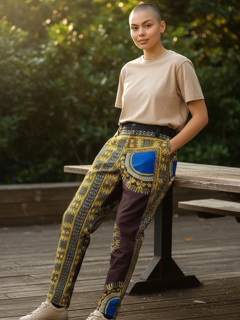 Kente Style African Pant