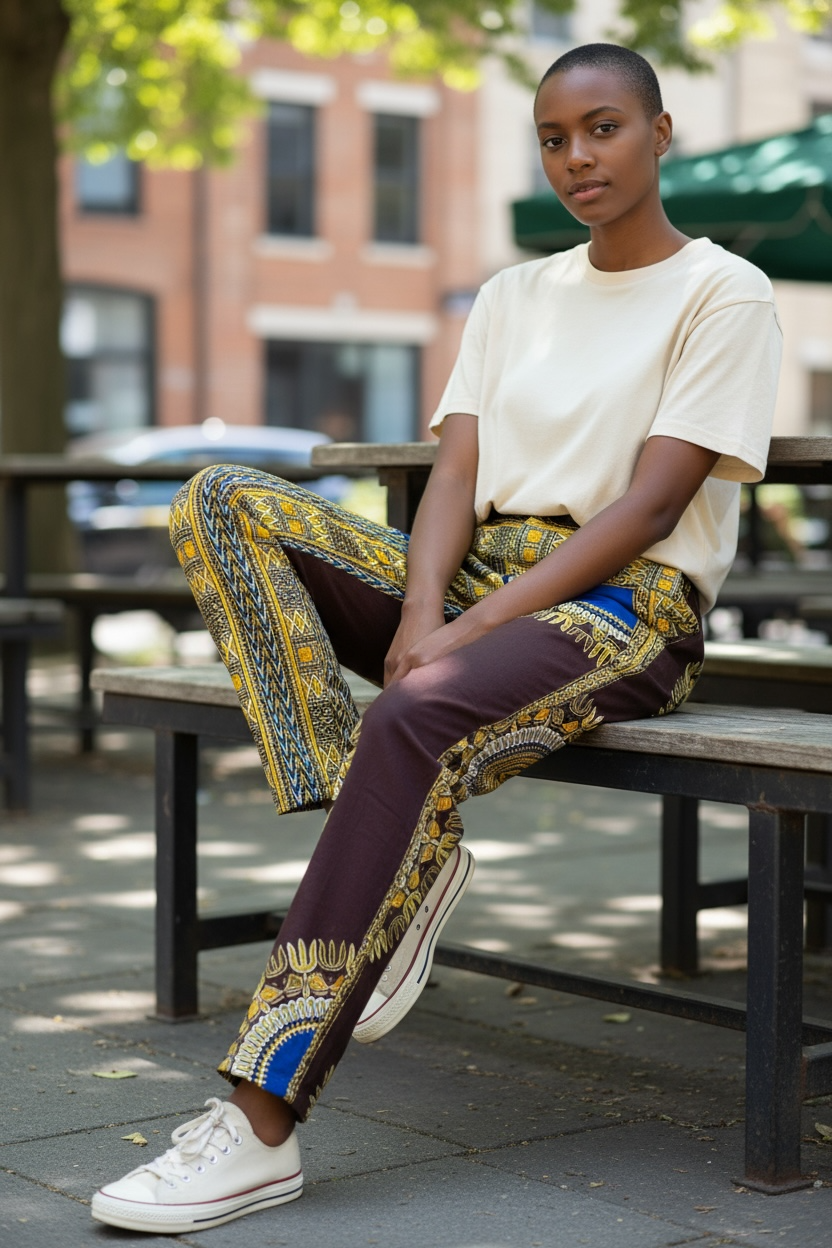 Kente Style African Pant